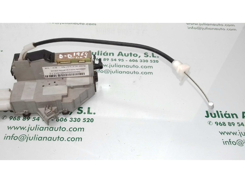Recambio de cerradura puerta delantera derecha para peugeot 407 st confort pack referencia OEM IAM  GRIS 6 PINES