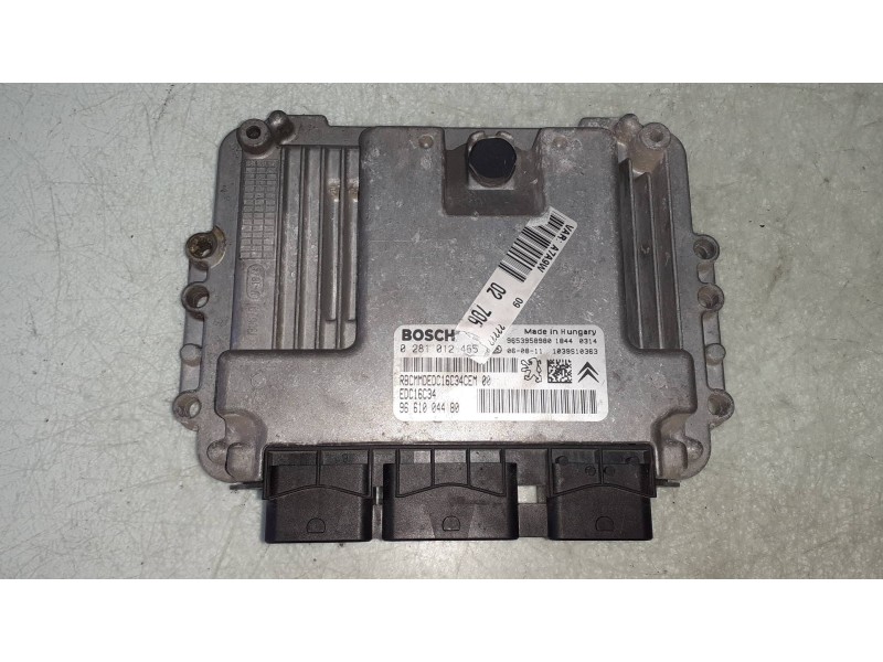 Recambio de centralita motor uce para peugeot 207 sport referencia OEM IAM 0281012465 9653958980 KIT - BOSCH