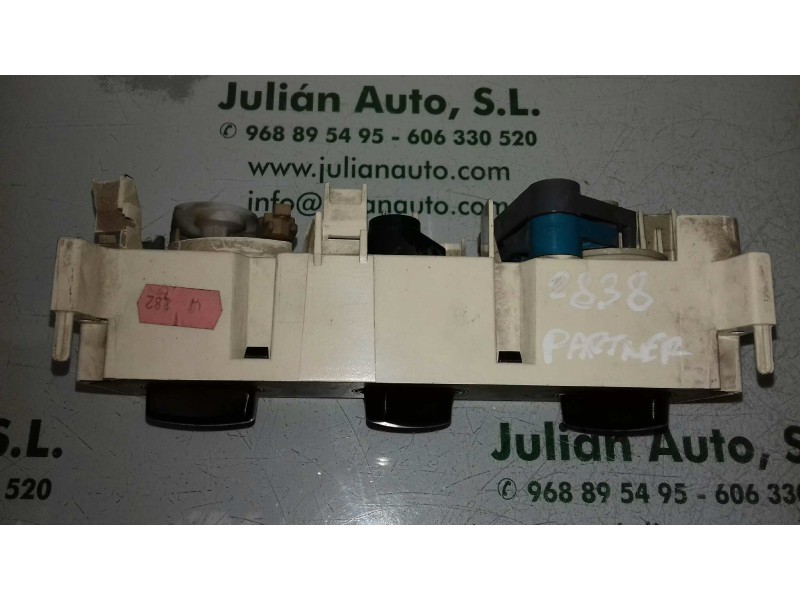 Recambio de mando climatizador para peugeot partner (s2) totem referencia OEM IAM 69930003 030808E VALEO
