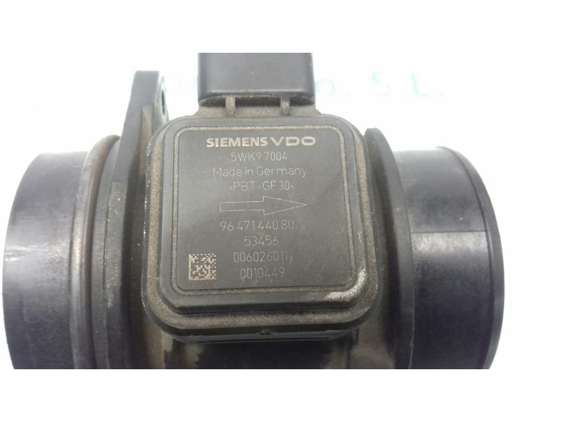 Recambio de caudalimetro para citroen c2 audace referencia OEM IAM 9647144080 5WK97004 SIEMENS VDO