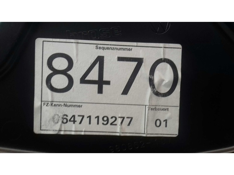 Recambio de elevalunas trasero derecho para volkswagen passat berlina (3c2) advance referencia OEM IAM 980862107 0647119277 ELEC