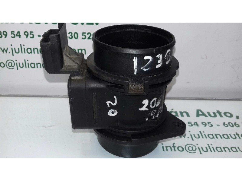 Recambio de caudalimetro para peugeot 206 berlina xn referencia OEM IAM 9643212180 5WK9631 SIEMENS