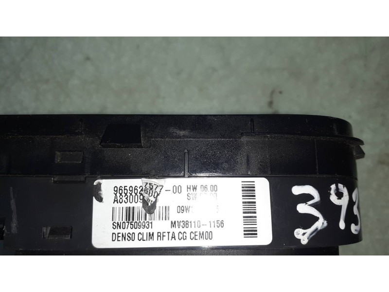 Recambio de mando climatizador para citroen c4 picasso exclusive referencia OEM IAM 9659627577  