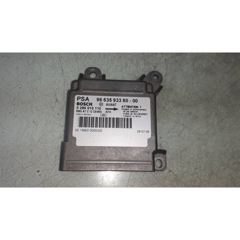 Recambio de centralita airbag para peugeot 207 sport referencia OEM IAM 0285010110 9663593380 BOSCH