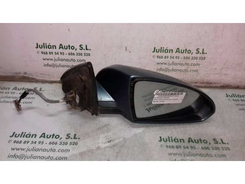 Recambio de retrovisor derecho para nissan primera berlina (p12) 1.8 16v cat referencia OEM IAM 014180  ELECTRICO