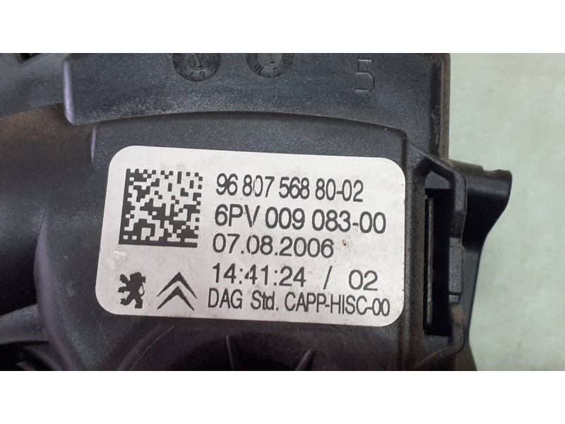 Recambio de potenciometro pedal para peugeot 207 sport referencia OEM IAM 968075688002 6PV00908300 