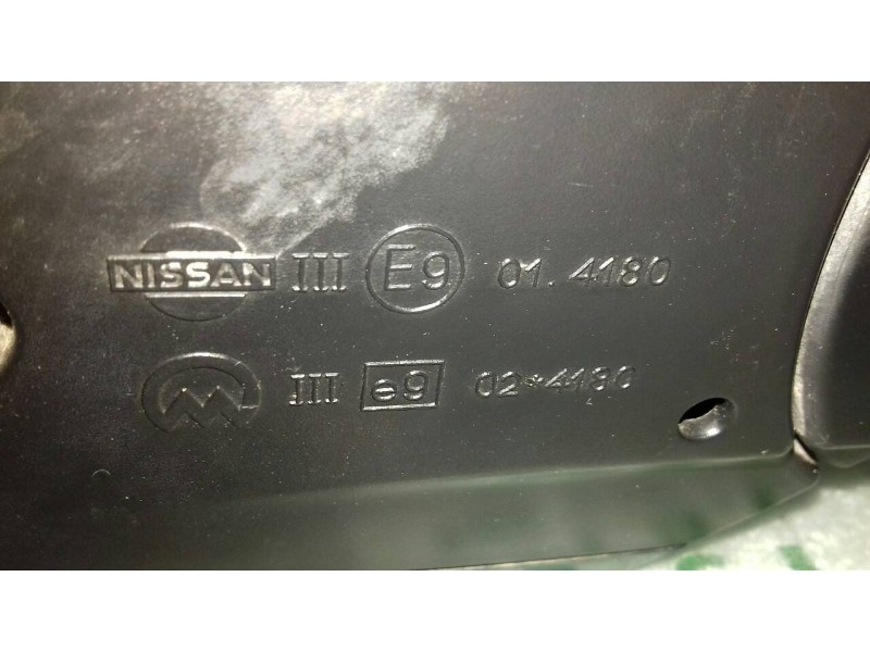 Recambio de retrovisor derecho para nissan primera berlina (p12) 1.8 16v cat referencia OEM IAM 014180  ELECTRICO