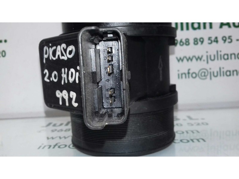 Recambio de caudalimetro para citroen xsara picasso 2.0 hdi exclusive referencia OEM IAM 9628336380 5WK9623 SIEMENS