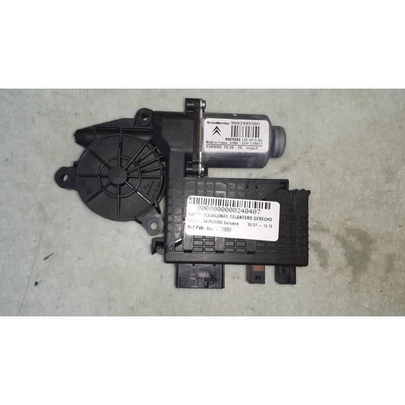 Recambio de motor elevalunas delantero derecho para citroen c4 picasso exclusive referencia OEM IAM 9682495580  