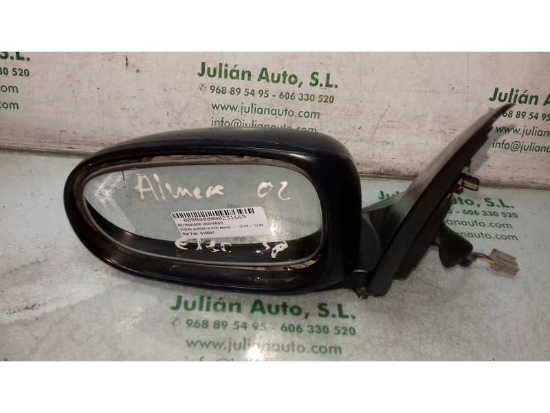 Recambio de retrovisor izquierdo para nissan almera (n16/e) acenta referencia OEM IAM 015541 080500NN201 ELECTRICO Recambio de retrovisor izquierdo para nissan almera (n16/e) acenta referencia OEM IAM 015541 080500NN201 ELECTRICO