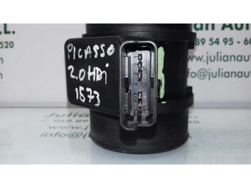 Recambio de caudalimetro para citroen xsara picasso 2.0 hdi exclusive referencia OEM IAM 9628336380 5WK9623 SIEMENS