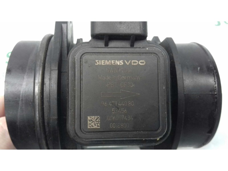 Recambio de caudalimetro para citroen nemo sx referencia OEM IAM 9647144080 5WK97004 SIEMENS VDO