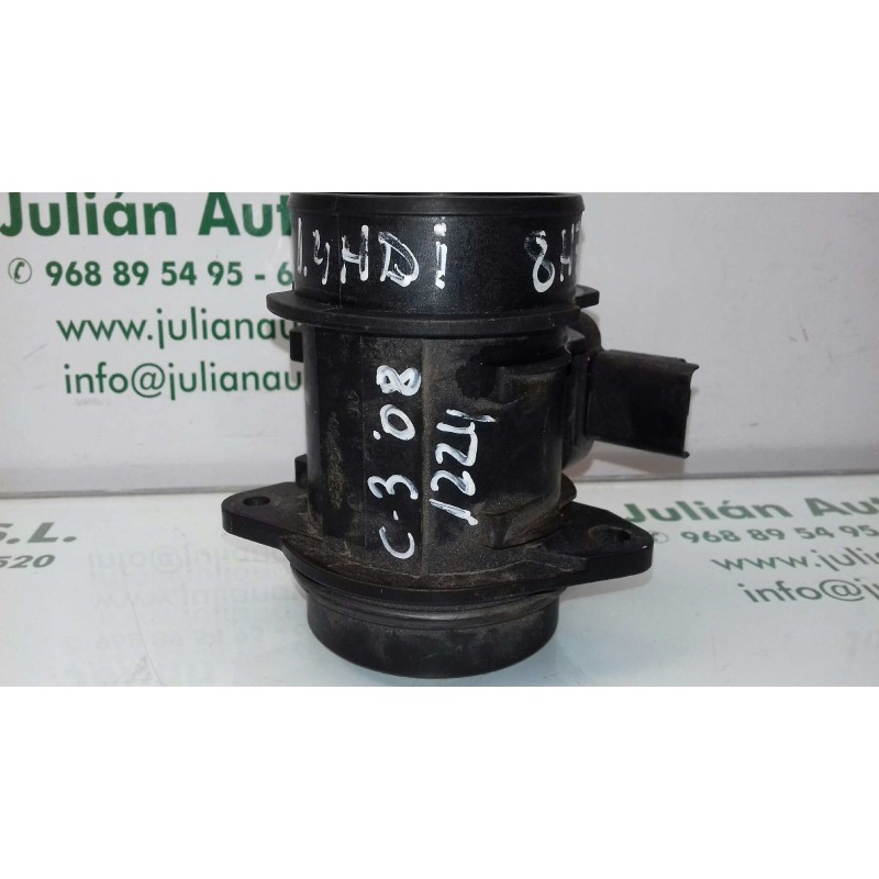Recambio de caudalimetro para citroen c3 1.4 hdi sx plus referencia OEM IAM 9647144080 5WK97004 SIEMENS VDO