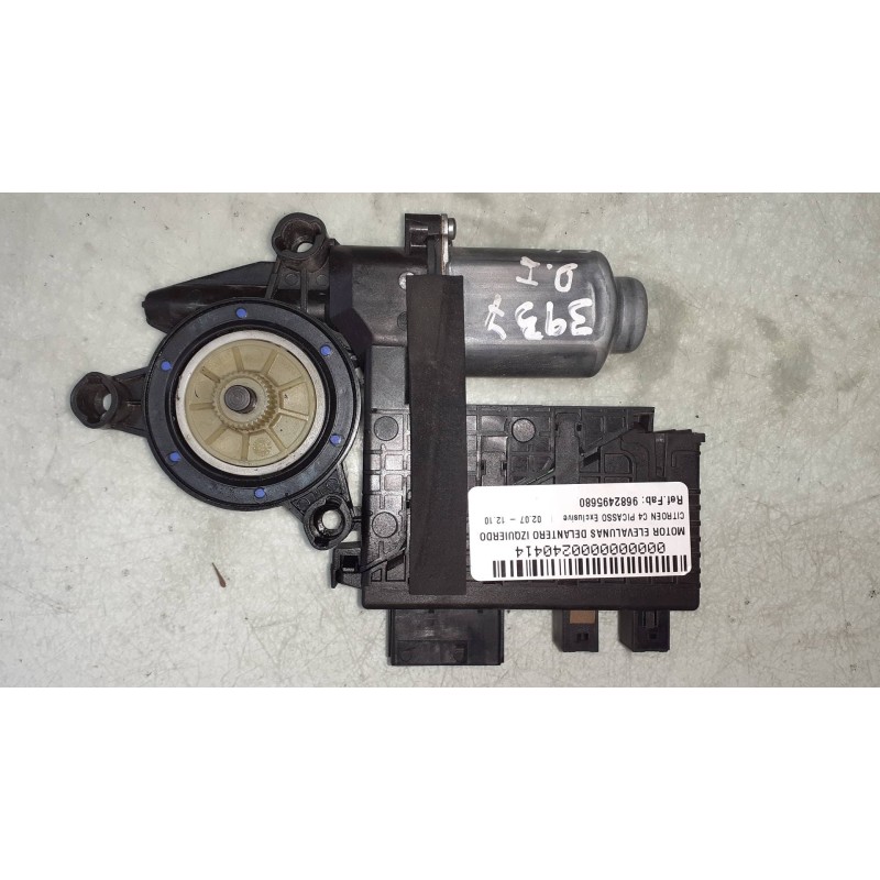 Recambio de motor elevalunas delantero izquierdo para citroen c4 picasso exclusive referencia OEM IAM 9682495680  