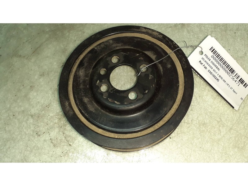 Recambio de polea cigueñal para volkswagen golf v berlina (1k1) gt sport referencia OEM IAM 03G105245  