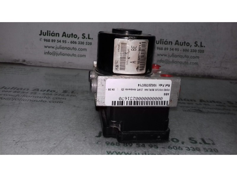 Recambio de abs para ford focus berlina (cap) ambiente (d) referencia OEM IAM 10020700714 10097001243 ATE