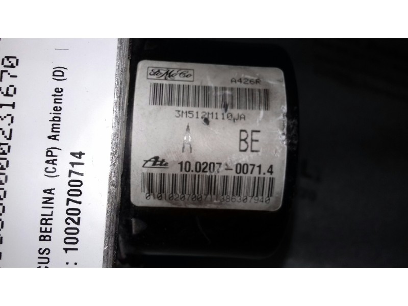 Recambio de abs para ford focus berlina (cap) ambiente (d) referencia OEM IAM 10020700714 10097001243 ATE