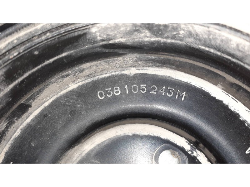 Recambio de polea cigueñal para skoda octavia berlina (1z3) ambition referencia OEM IAM 038105243M  