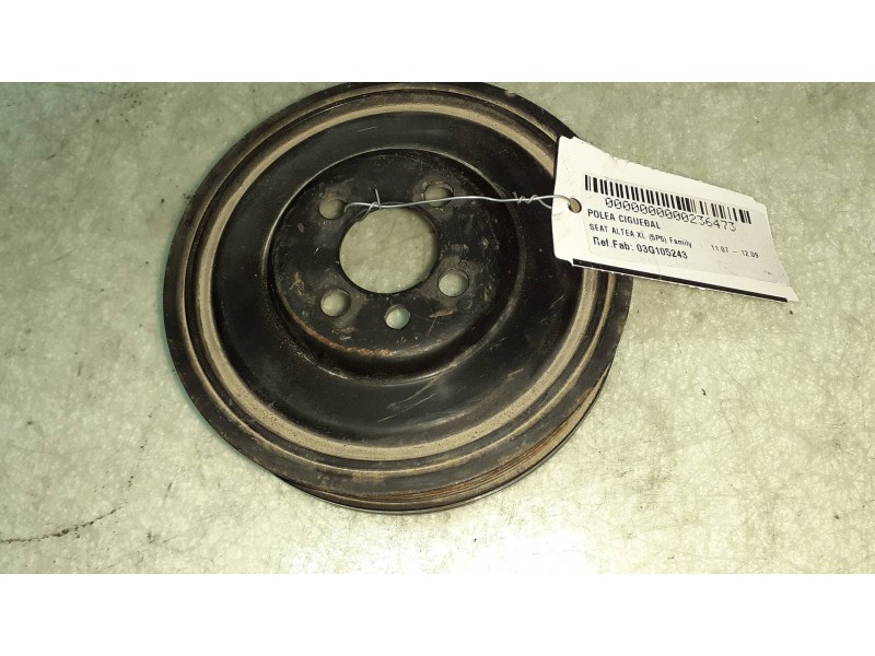 Recambio de polea cigueñal para seat altea xl (5p5) family referencia OEM IAM 03G105243  