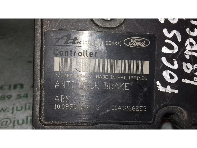 Recambio de abs para ford focus berlina (cap) ambiente (d) referencia OEM IAM 10020700714 10097001243 ATE
