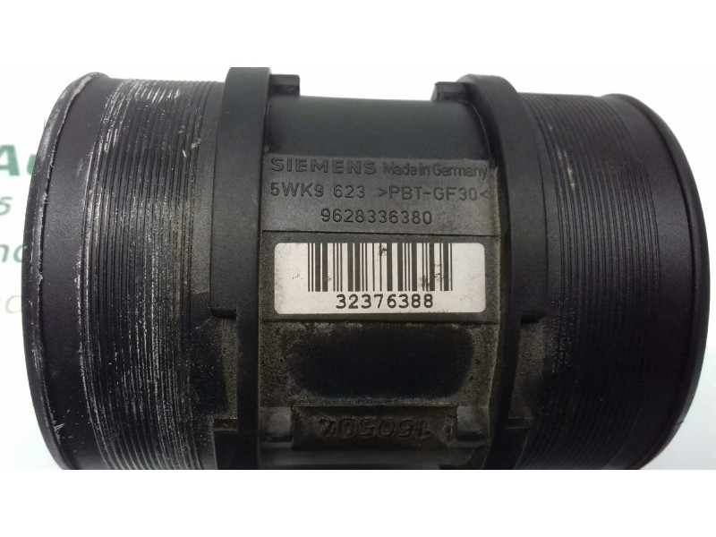 Recambio de caudalimetro para peugeot 206 berlina xs referencia OEM IAM 9628336380 5WK9623 SIEMENS