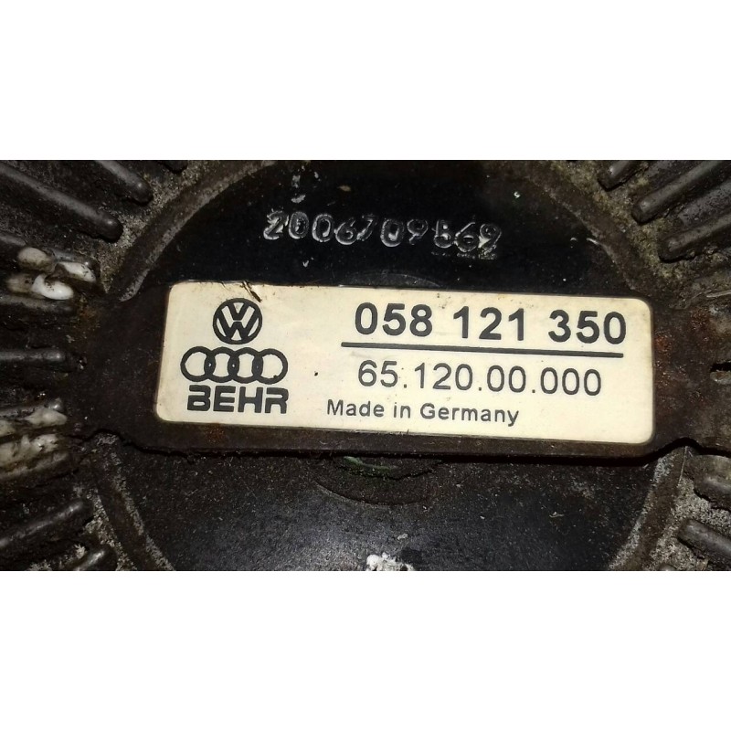 Recambio de maza embrague viscoso para volkswagen passat berlina (3b3) 1.9 tdi referencia OEM IAM 058121350 6512000000 BEHR