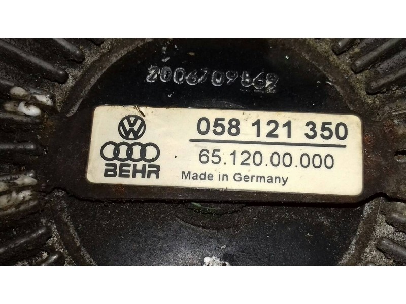 Recambio de maza embrague viscoso para volkswagen passat berlina (3b3) 1.9 tdi referencia OEM IAM 058121350 6512000000 BEHR