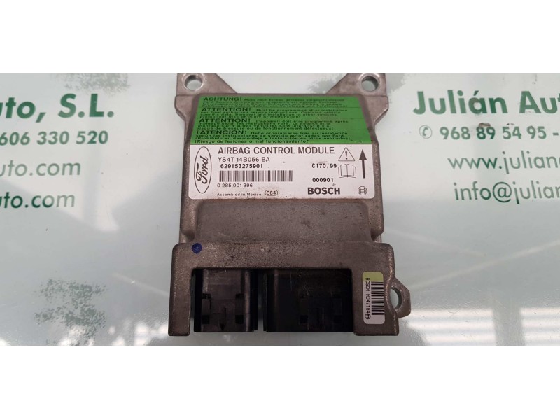 Recambio de centralita airbag para ford focus berlina (cak) ambiente referencia OEM IAM 0285001396 YS4T14B056BA BOSCH