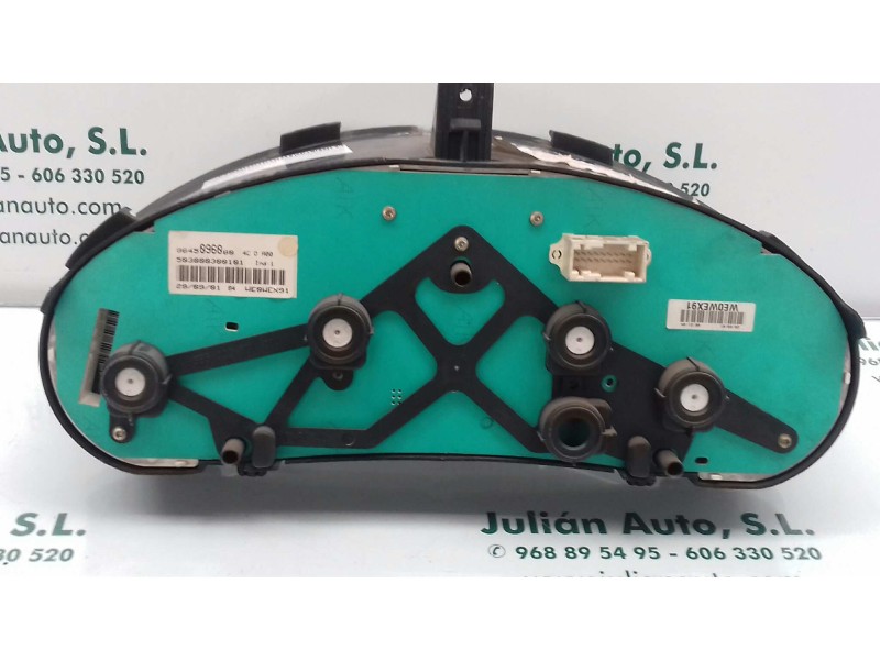 Recambio de cuadro instrumentos para peugeot 206 berlina x-line referencia OEM IAM 9645096080 503000300101 JAEGER