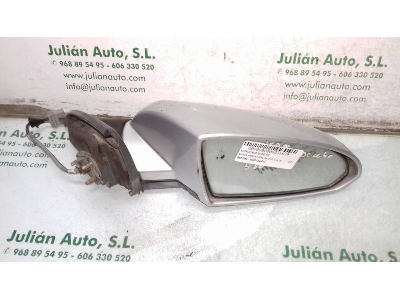 Recambio de retrovisor derecho para nissan primera berlina (p12) line up referencia OEM IAM 96301AU417 014180 ELECTRICO