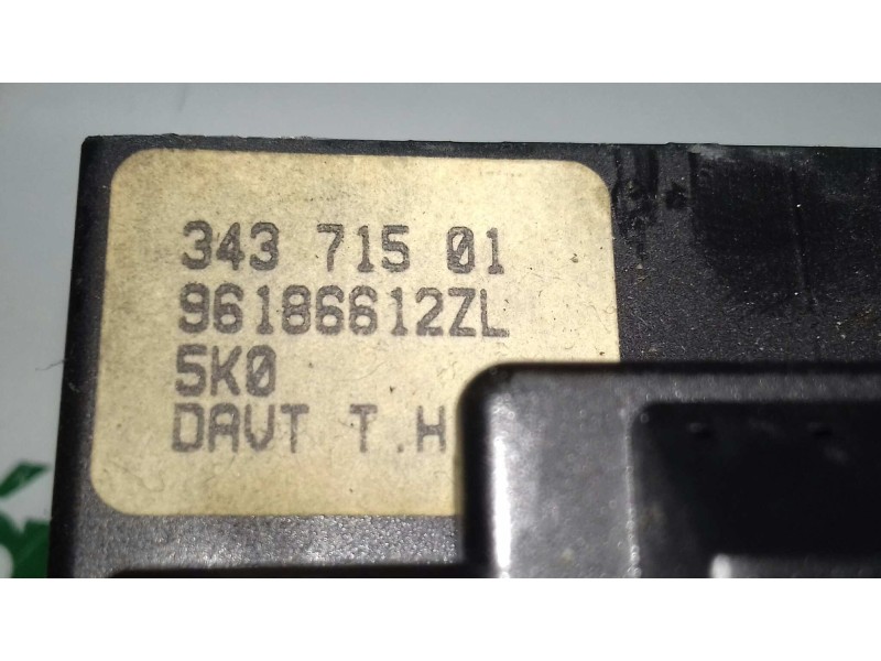 Recambio de mando limpia para peugeot 406 berlina (s1/s2) srdt pack referencia OEM IAM 96186612ZL 34371501 