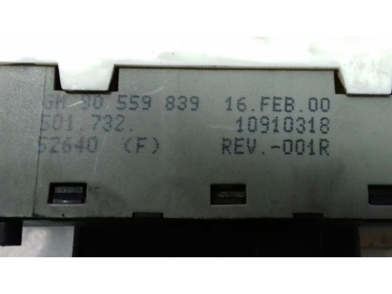 Recambio de mando calefaccion / aire acondicionado para opel zafira a comfort referencia OEM IAM 90559839 10910318 BEHR