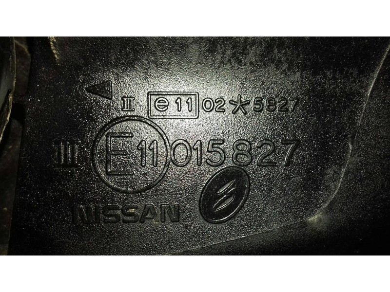 Recambio de retrovisor derecho para nissan almera (n16/e) acenta referencia OEM IAM 151104ND206 015827 ELECTRICO