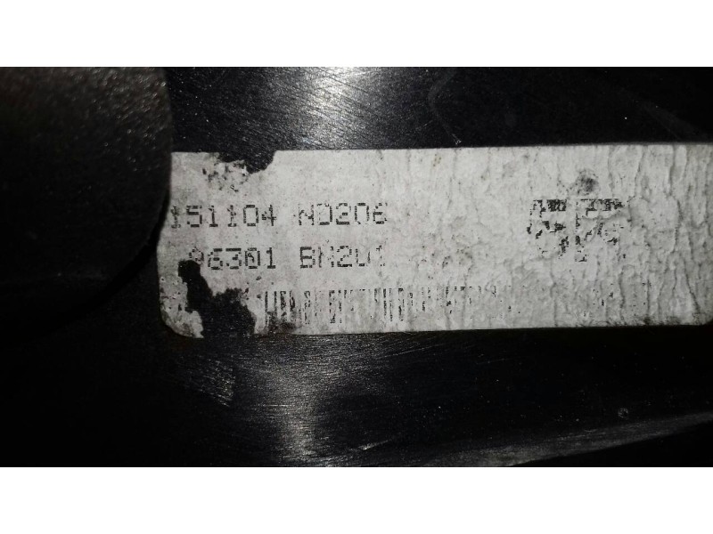 Recambio de retrovisor derecho para nissan almera (n16/e) acenta referencia OEM IAM 151104ND206 015827 ELECTRICO