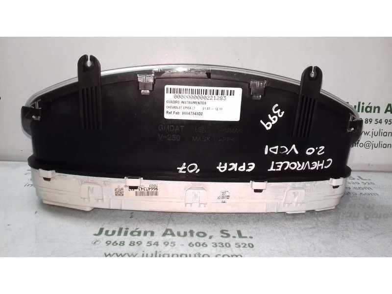Recambio de cuadro instrumentos para chevrolet epica lt referencia OEM IAM 96647343D2 1164200110 GMDAT