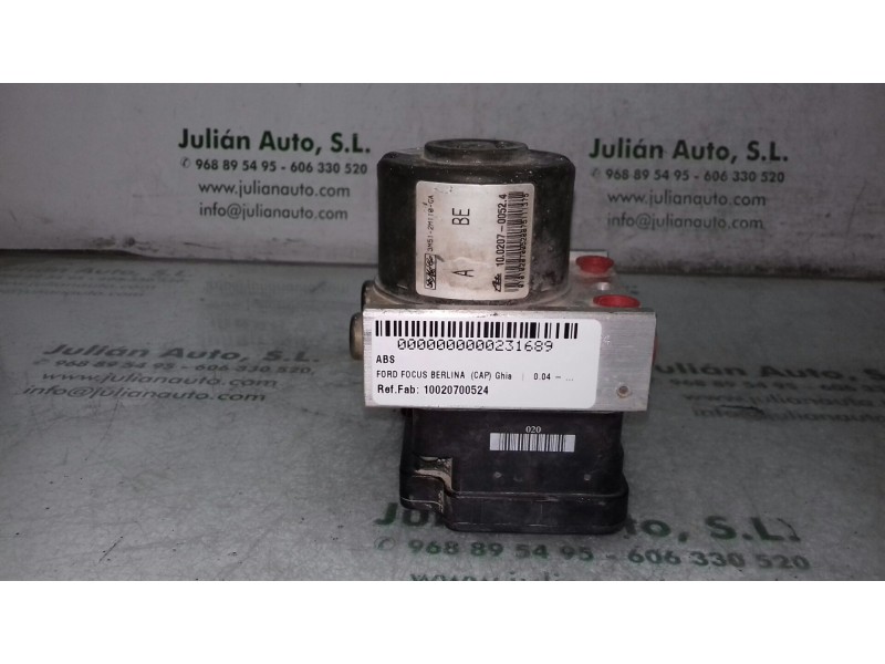 Recambio de abs para ford focus berlina (cap) ghia referencia OEM IAM 10020700524 3M512M110GA ATE