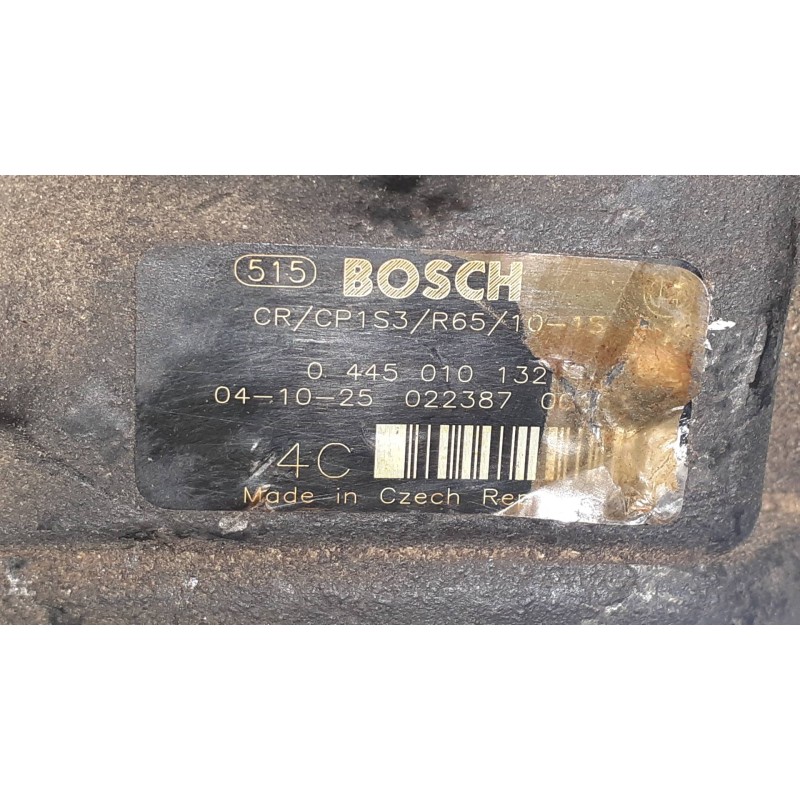 Recambio de bomba inyeccion para citroen xsara picasso 2.0 hdi sx referencia OEM IAM 0445010132 CRCP1S3R65 CRCP1S3R65101S