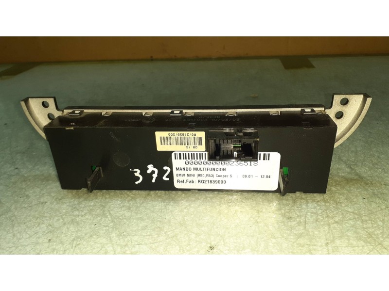 Recambio de mando multifuncion para bmw mini (r50,r53) cooper s referencia OEM IAM RG21839000 6917993 37060B