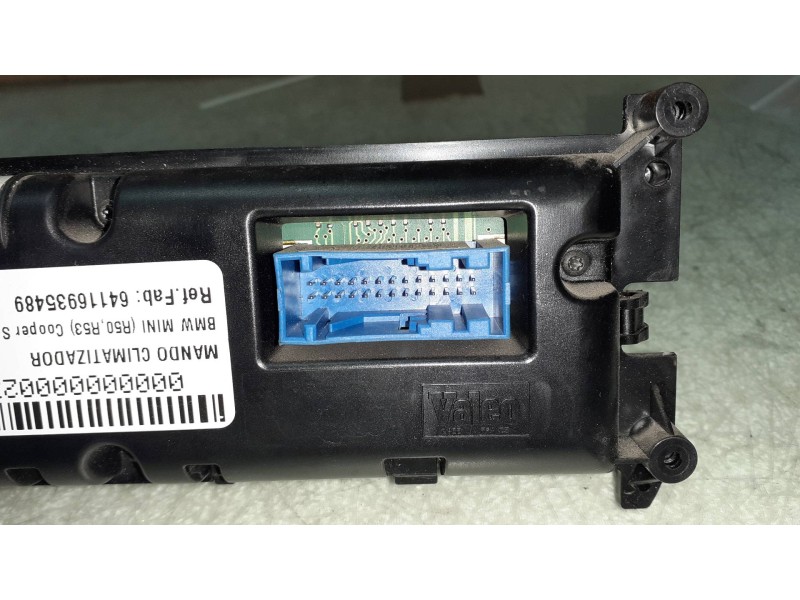 Recambio de mando climatizador para bmw mini (r50,r53) cooper s referencia OEM IAM 64116935489  VALEO
