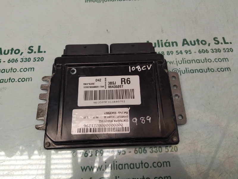 Recambio de centralita motor uce para chevrolet tacuma se referencia OEM IAM 96435897 5WY1E09E 