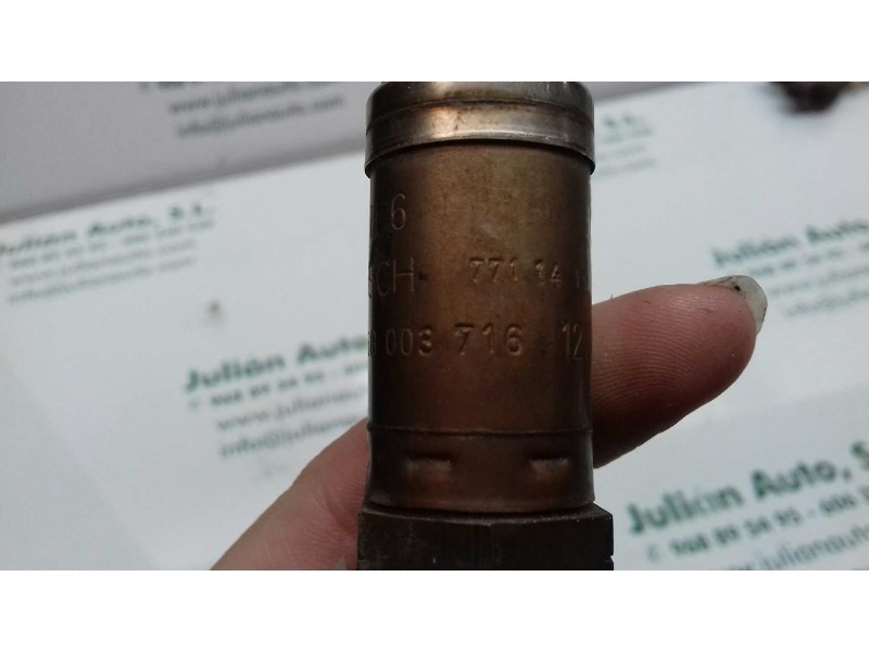 Recambio de sonda lambda para citroen xsara berlina 1.6 referencia OEM IAM 0285003716 BOSCH NEGRO