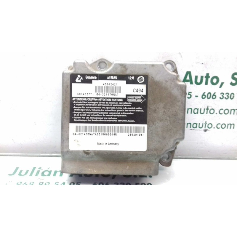 Recambio de centralita airbag para alfa romeo 147 (190) 1.9 jtd distinctive referencia OEM IAM 5WK43277 46842421 04321470NAT