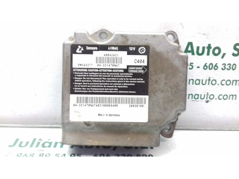 Recambio de centralita airbag para alfa romeo 147 (190) 1.9 jtd distinctive referencia OEM IAM 5WK43277 46842421 04321470NAT