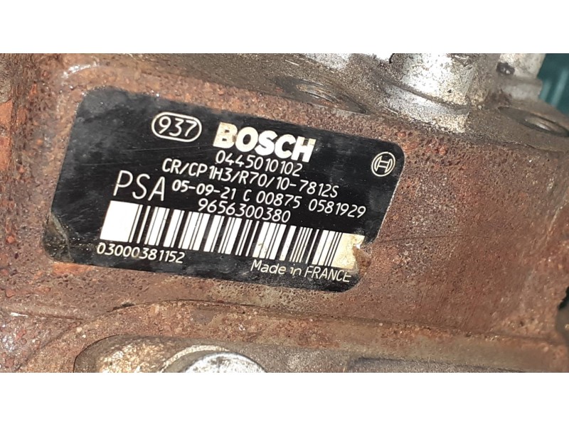 Recambio de bomba inyeccion para citroen c5 berlina 2.0 hdi x referencia OEM IAM 9656300380  0445010102