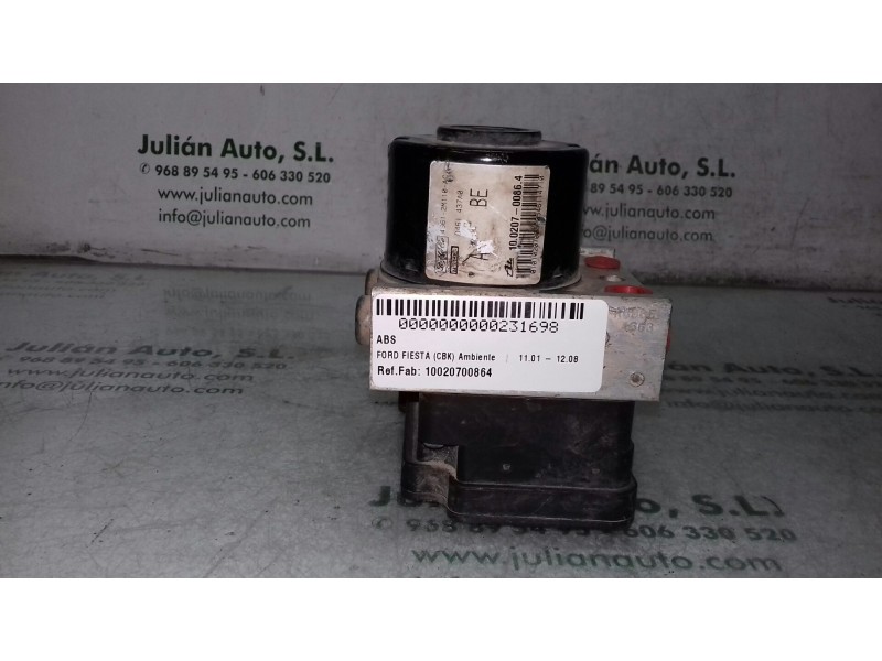 Recambio de abs para ford fiesta (cbk) ambiente referencia OEM IAM 10020700864 4S612M110AC ATE