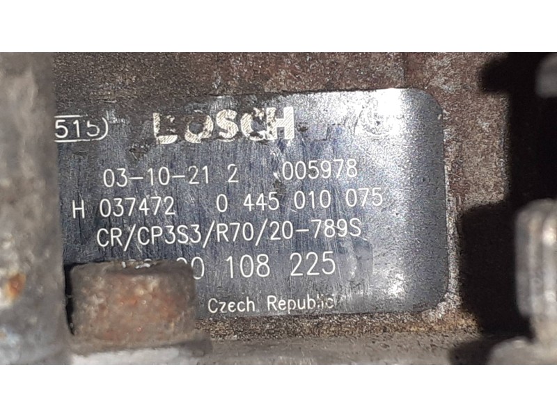 Recambio de bomba inyeccion para citroen c4 grand picasso exclusive referencia OEM IAM 8200108225  0445010075