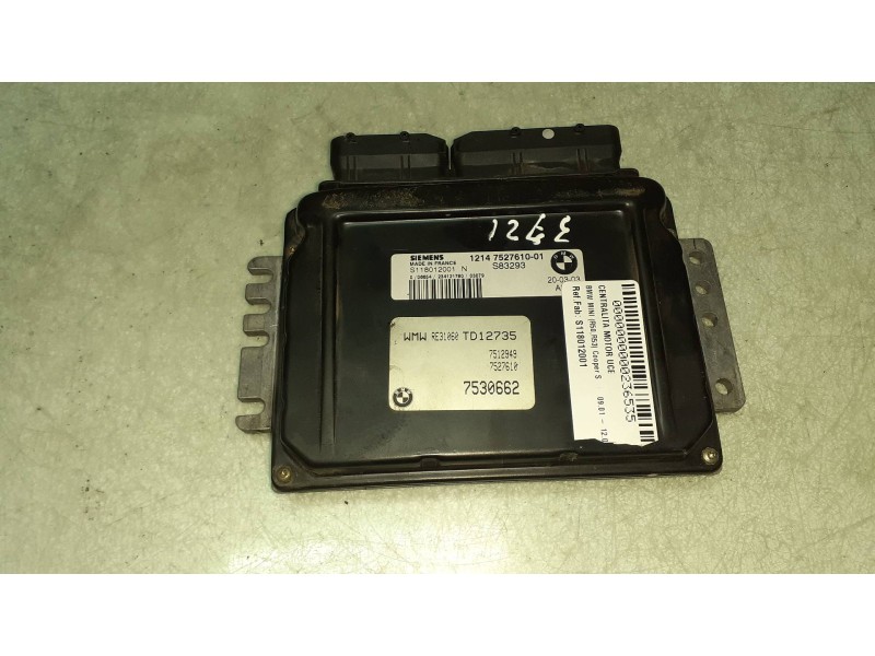 Recambio de centralita motor uce para bmw mini (r50,r53) cooper s referencia OEM IAM S118012001 1214752761001 SIEMENS