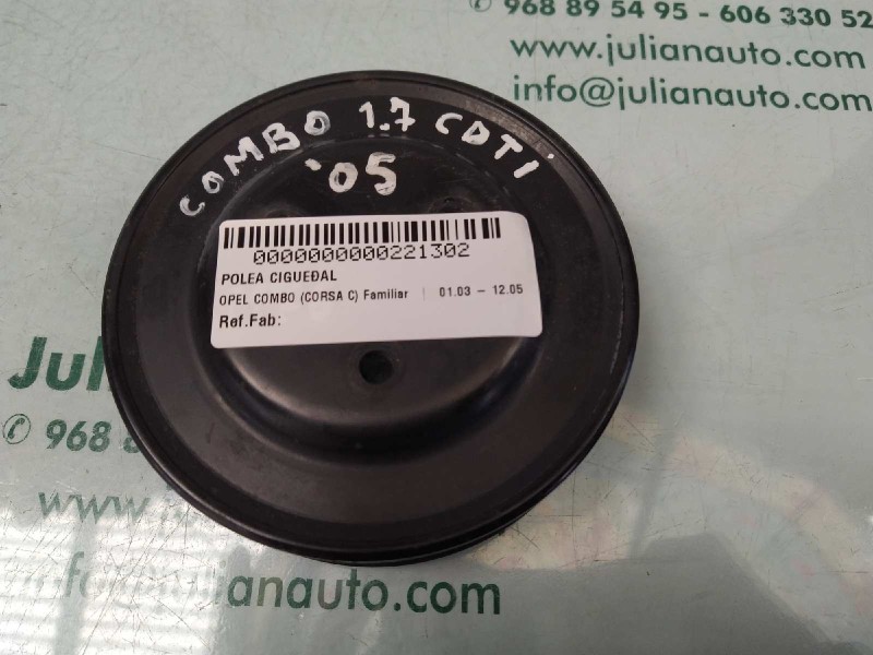 Recambio de polea cigueñal para opel combo (corsa c) familiar referencia OEM IAM   