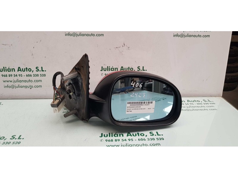 Recambio de retrovisor derecho para peugeot 406 berlina (s1/s2) sldt referencia OEM IAM   ELECTRICO