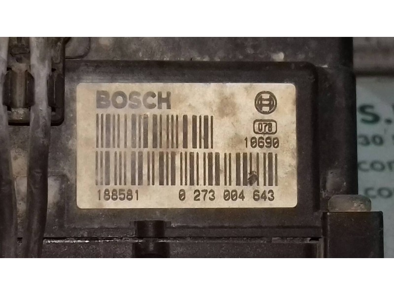 Recambio de abs para fiat punto berlina (188) 1.2 16v elx referencia OEM IAM 0265220552 0273004643 BOSCH Recambio de abs para fiat punto berlina (188) 1.2 16v elx referencia OEM IAM 0265220552 0273004643 BOSCH